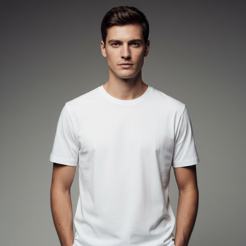 CLB701 綿100% クルーネック Tシャツ Tシャツ