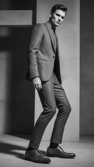 LB101-modelbw-notext stand black white swale