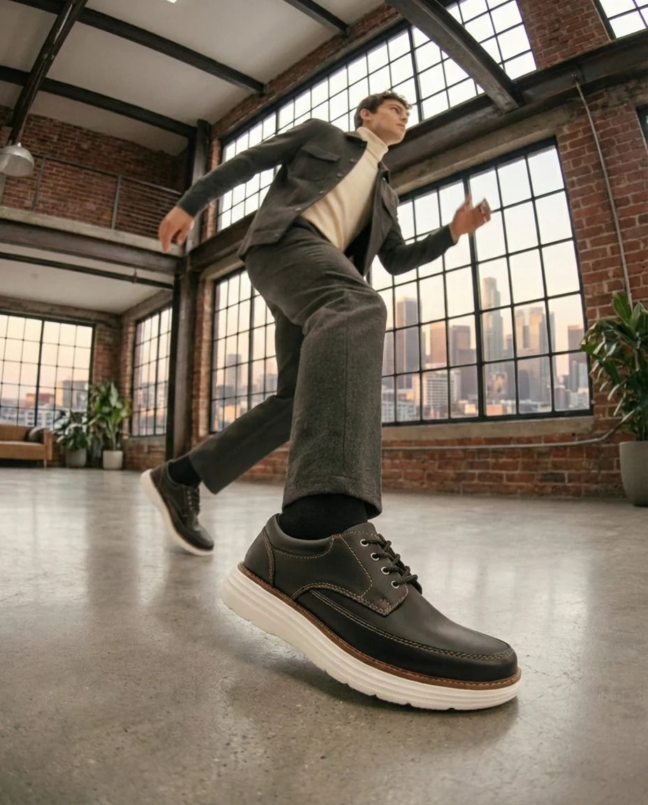 LB501-BLK　Uモカ カジュアルシューズ ブラック