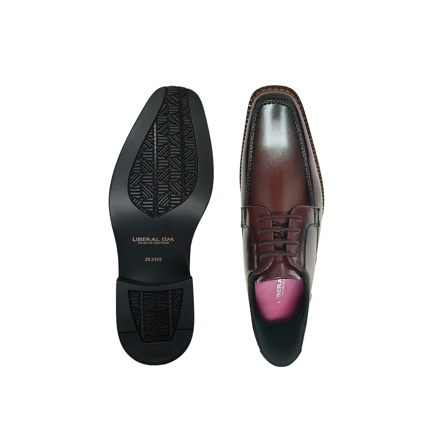 LB51-DBR スクエア ステッチ Uチップ ダークブラウン – LIBERAL ISM