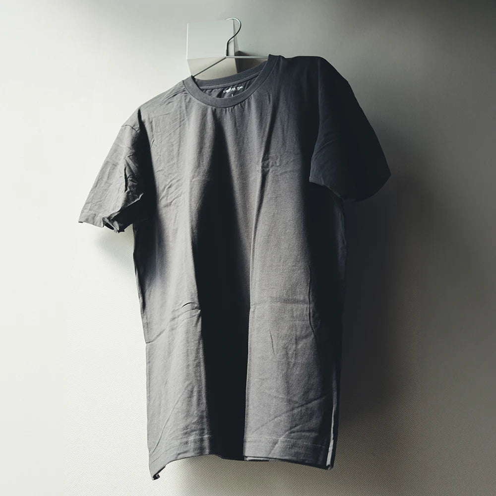 綿100% クルーネック 無地 半袖Tシャツ ユニセックス ホワイト チャコール ネイビー CLB701 4枚セット Tシャツ